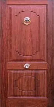 Puerta maciza tallada exterior modelo PD066 - Puertas Diazsa