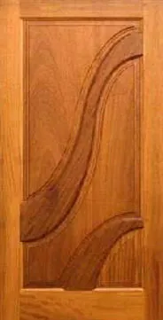 Puerta maciza tallada exterior modelo PD067 - Puertas Diazsa