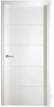 Puerta lacada blanca interior modelo PD001 - Puertas Diazsa