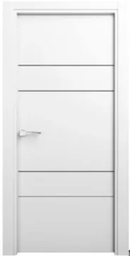 Puerta lacada blanca interior modelo PD009 - Puertas Diazsa