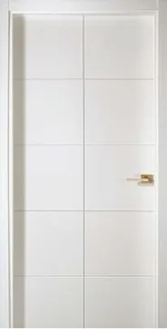 Puerta lacada blanca interior modelo PD010 - Puertas Diazsa