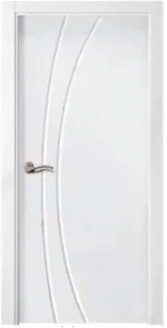 Puerta lacada blanca interior modelo PD014 - Puertas Diazsa