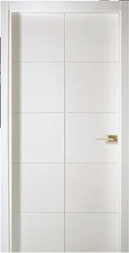 Puerta lacada blanca interior modelo PD015 - Puertas Diazsa