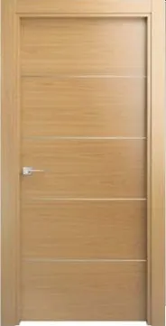 Puerta enchapada en madera interior modelo PD017 - Puertas Diazsa