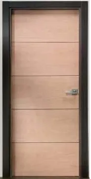 Puerta enchapada en madera interior modelo PD021 - Puertas Diazsa