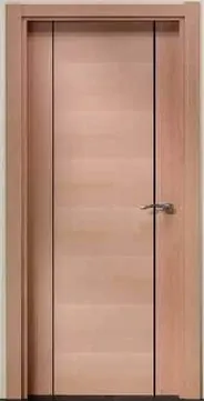 Puerta enchapada en madera interior modelo PD024 - Puertas Diazsa