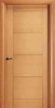 Puerta enchapada en madera interior modelo PD028 - Puertas Diazsa